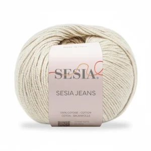 Gomitolo 100% Cotone pettinato melange, Sesia Jeans - Tonalità Neutre