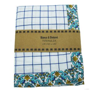 Tovaglia con decoro a fantasia