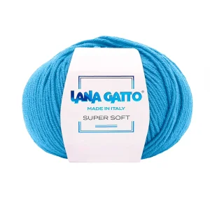 Gomitolo 100% Pura Lana Vergine Merino Extrafine, Lana Gatto - Tonalità Accese