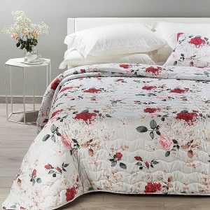 Copriletto Primaverile Caleffi Soave Matrimoniale – Trapuntino Leggero in Microfibra Anallergica