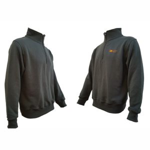 Maglia pile mezza zip