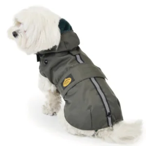 Fashion Dog - Cappotto Impermeabile - con Pelo e Cappuccio Removibile