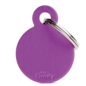 My Family - Medaglietta Alluminio Basic - con Incisione - Cerchio