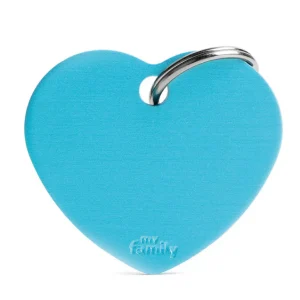 My Family - Medaglietta Alluminio Basic - con Incisione - Cuore