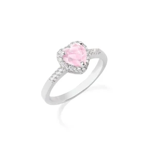 Anello Rodio Cuore dell'Oceano Rosa