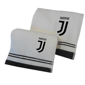 Asciugamano Juventus + Ospite con stemma
