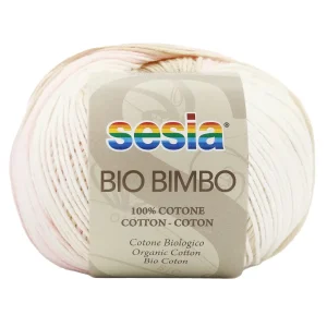 Gomitolo 100% Cotone biologico, Sesia Bio Bimbo - Tonalità Pastello