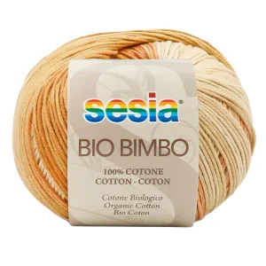 Gomitolo 100% Cotone biologico, Sesia Bio Bimbo - Tonalità Calde