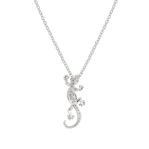 Collana Geco Zirconi Bianchi