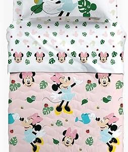Disney – Copriletto-trapuntato Minnie Garden una Piazza e mezza