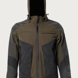 Giacca in softshell verde RS Hunting LV153