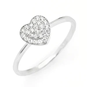 Anello Cuore Zirconi