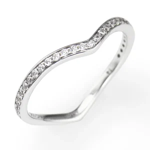 Anello Fedina Cuore con Zirconi