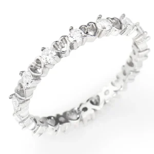 Anello Fedina Eternity Cuori