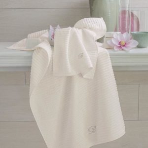 Set asciugamani ARIETTE 2 pz in spugna Blumarine in spugna