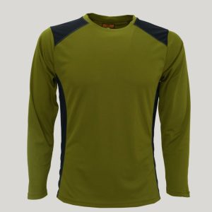 T-shirt manica lunga elasticizzata total green RS Hunting A/2