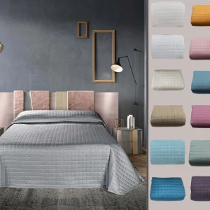 Trapuntino Matrimoniale Picasso  in Raso di Cotone 300 TC Tinta Unita – Piazza Pitti Firenze