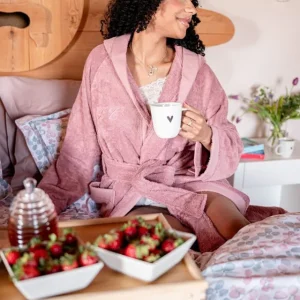 Accappatoio Spugna Unisex Jolie Firenze in Cotone Pettinato 420 g/m²