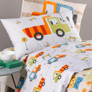 Completo Lenzuola City Car Singolo in Cotone Grigio o Beige Caleffi