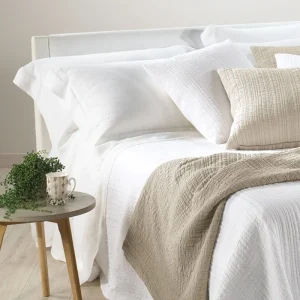 Completo Lenzuola Matrimoniale Panarea in Lino 100% Caleffi