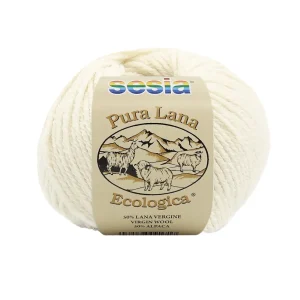 Gomitolo Lana Ecologica, Sesia - Tonalità Marrone Mélange