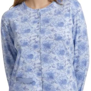 Galeone – Biancheria e Tessuti Pigiama Donna invernale Linea Prestige Colore Celeste