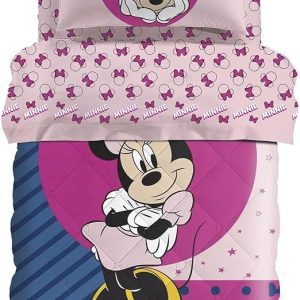 Caleffi – Minnie Smile, Trapunta A 1 Piazza Linea Disney